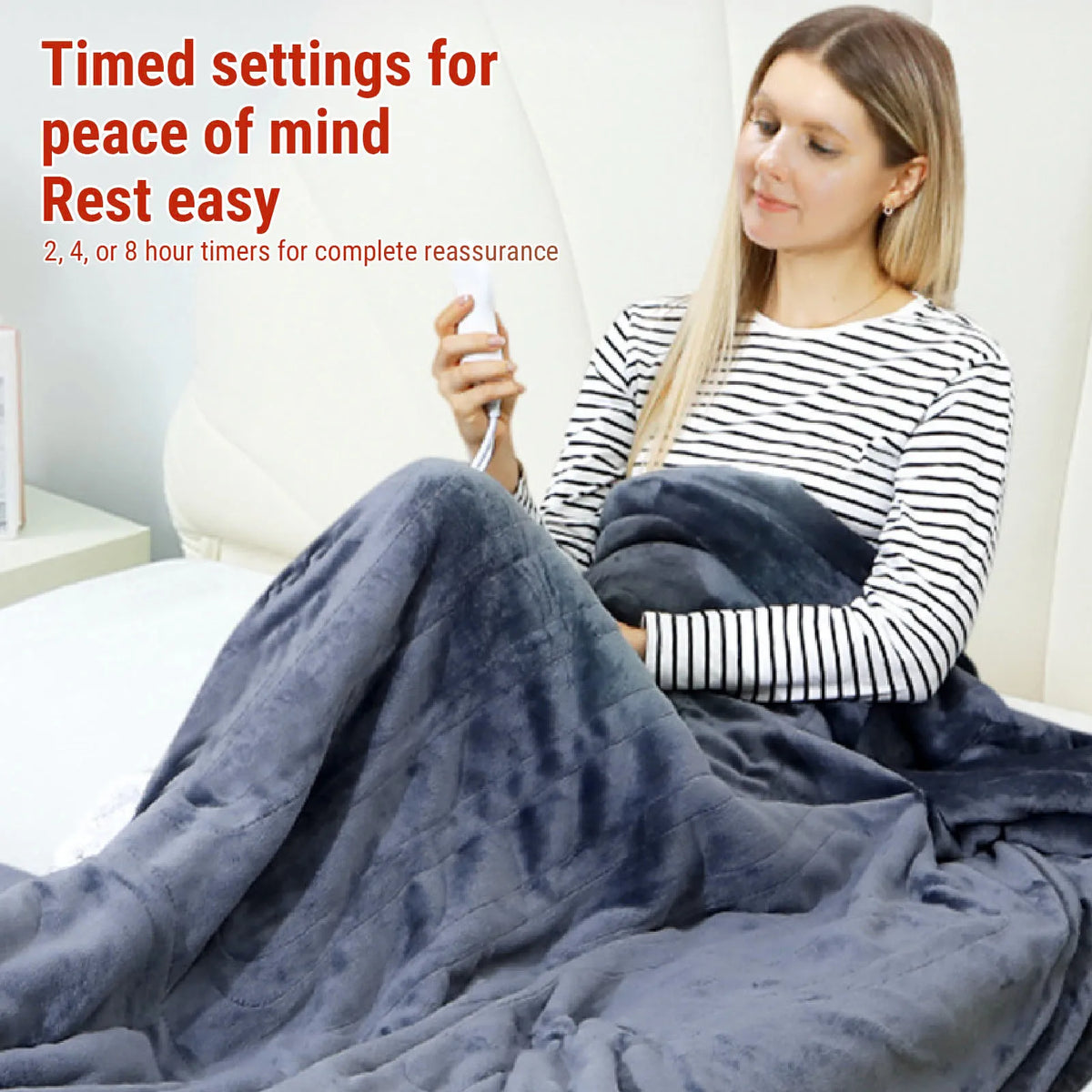 Electric Wearable Blanket with Sleeves